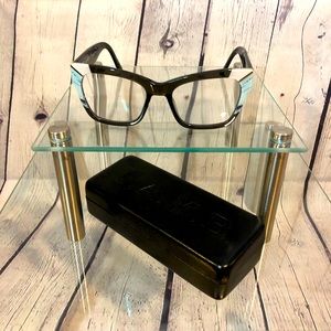 LAMB by Gwen Stefani - Grey Teal, Rectangle Frame, Excellent Condition, w/case